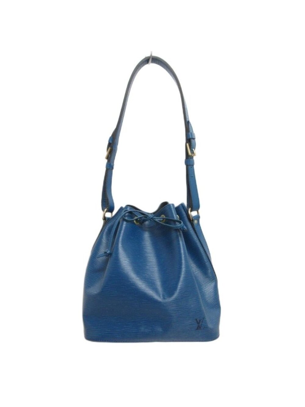 Louis Vuitton Epi Petit Noe Shoulder Bag Drawstring Toledo Blue